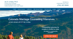 Desktop Screenshot of coloradomaritaltherapyintensives.com